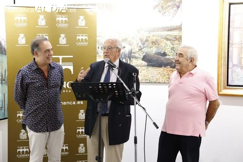 Exposición de José Antonio Muñoz Bernardo en el Casino de Salamanca. Foto de David Sañudo