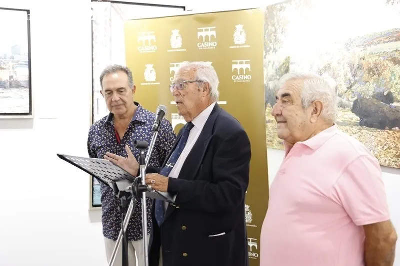 Exposición de José Antonio Muñoz Bernardo en el Casino de Salamanca. Foto de David Sañudo