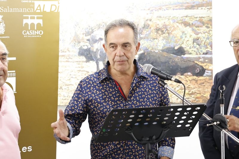Exposición de José Antonio Muñoz Bernardo en el Casino de Salamanca. Foto de David Sañudo
