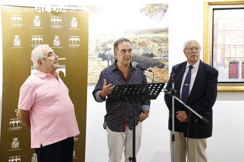 Exposición de José Antonio Muñoz Bernardo en el Casino de Salamanca. Foto de David Sañudo