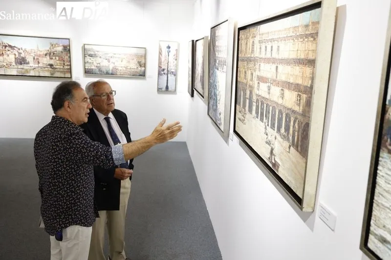Exposición de José Antonio Muñoz Bernardo en el Casino de Salamanca. Foto de David Sañudo
