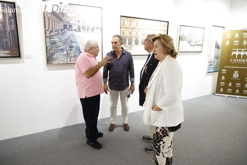 Exposición de José Antonio Muñoz Bernardo en el Casino de Salamanca. Foto de David Sañudo