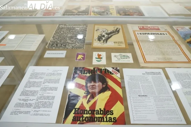 Exposición ‘Lengua y política’  en el Centro Internacional del Español y Actividades Culturales, en la plaza de los Bandos. Foto de David Sañudo