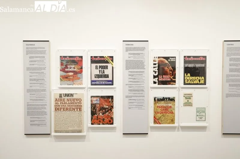 Exposición ‘Lengua y política’  en el Centro Internacional del Español y Actividades Culturales, en la plaza de los Bandos. Foto de David Sañudo