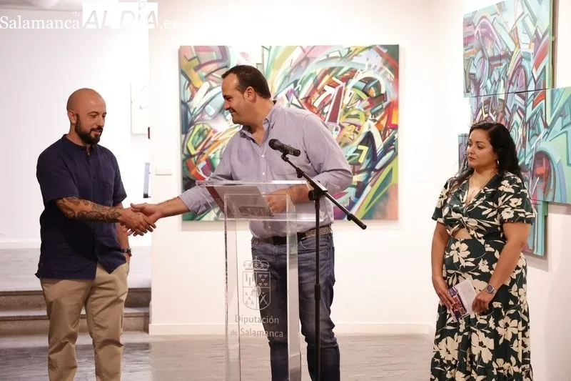 Inauguración de la muestra 'Mutaciones' de Daniel Martín, en la Sala de La Salina. Foto de David Sañudo
