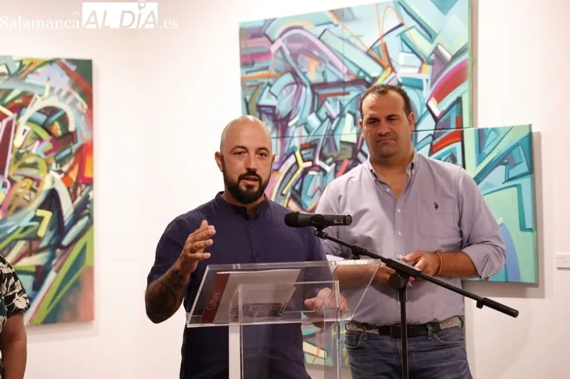 Inauguración de la muestra 'Mutaciones' de Daniel Martín, en la Sala de La Salina. Foto de David Sañudo