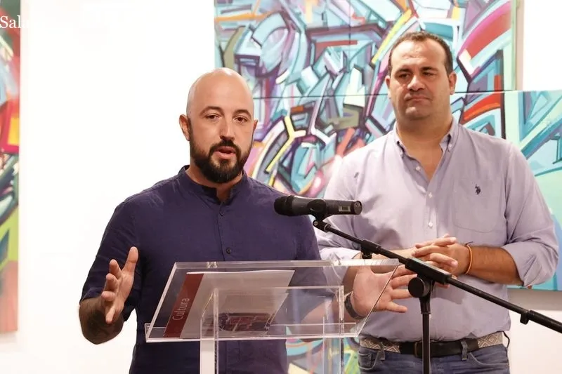 Inauguración de la muestra 'Mutaciones' de Daniel Martín, en la Sala de La Salina. Foto de David Sañudo