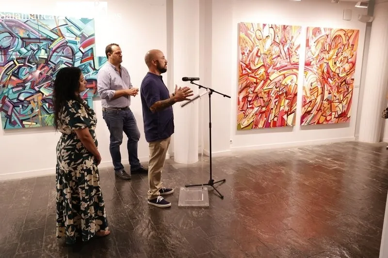 Inauguración de la muestra 'Mutaciones' de Daniel Martín, en la Sala de La Salina. Foto de David Sañudo