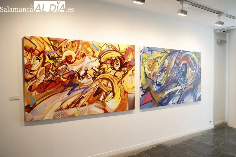 Inauguración de la muestra 'Mutaciones' de Daniel Martín, en la Sala de La Salina. Foto de David Sañudo