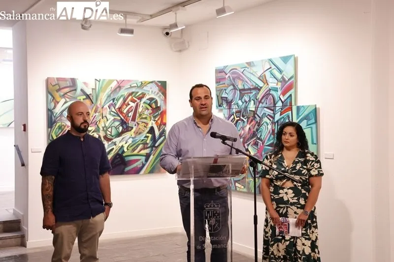 Inauguración de la muestra 'Mutaciones' de Daniel Martín, en la Sala de La Salina. Foto de David Sañudo