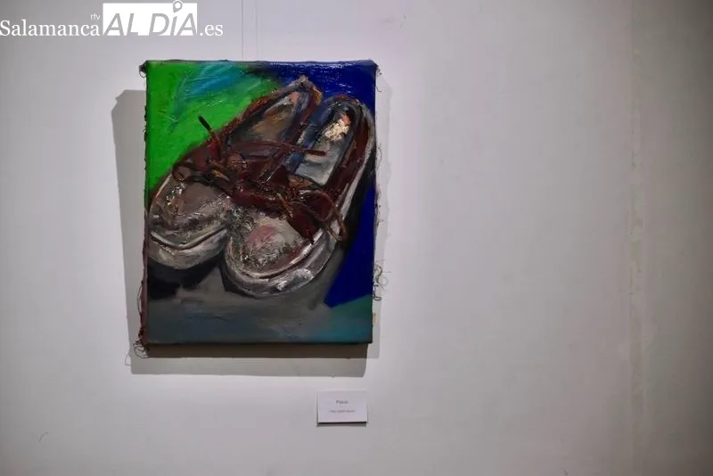 Exposición del artista Marcos Tapia en el Espacio Joven. Foto de Vanesa Martins