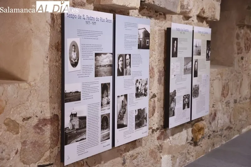 Exposición 'Eduardo Lourenço vida y obra de un heterodoxo', en la sala B de la Hospedería Fonseca. Foto de David Sañudo