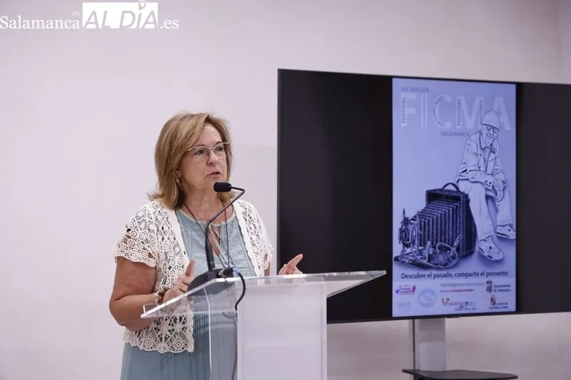 Presentación en la Torre de los Anaya de la VIII edición del Festival de Cortometrajes sobre Personas Mayores (FICMA). Foto de David Sañudo