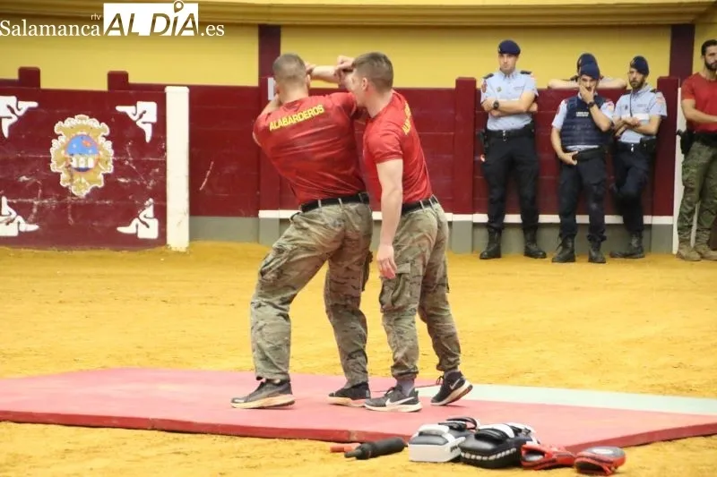 Foto 2 - Aplaudida y emocionante exhibici&oacute;n de la Guardia Real en Alba de Tormes