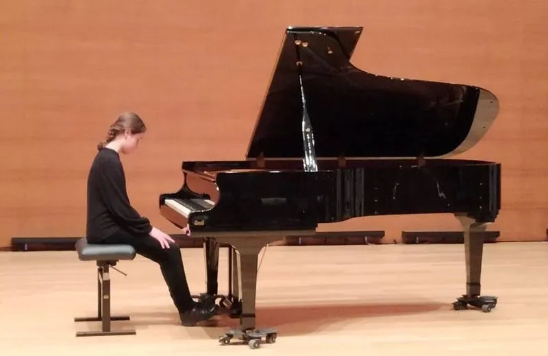 Sara Oliu Sánchez, alumna del Conservatorio Profesional de Música de Salamanca