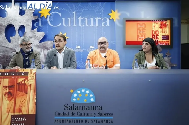 El Teatro Liceo acogerá este sábado el estreno de “Do Re Mi”, la nueva propuesta de la compañía salmantina Edulogic, que se presentaba en la Sala de la Palabra. Foto de David Sañudo
