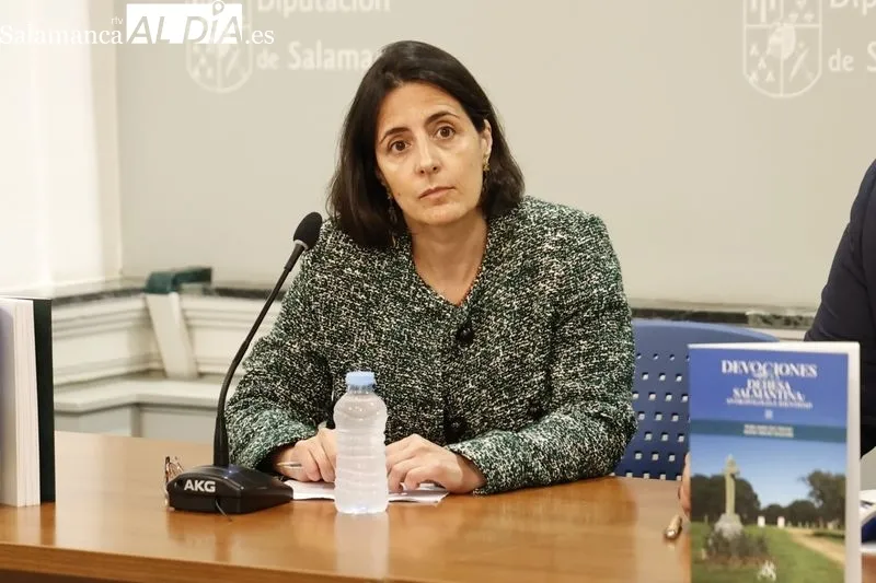 Presentación en la Diputación del libro 'Devociones de la dehesa salmantina: Antropología e identidad'. Foto de David Sañudo