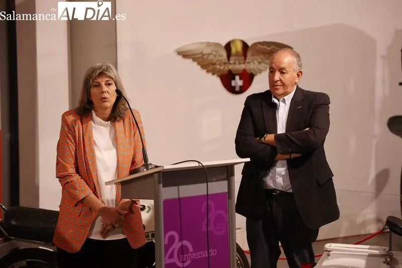 Presentación en el Museo de Automoción de este Raid Solidario de Ciclomotores a favor de Proyecto Hombre Salamanca. Foto de David Sañudo
