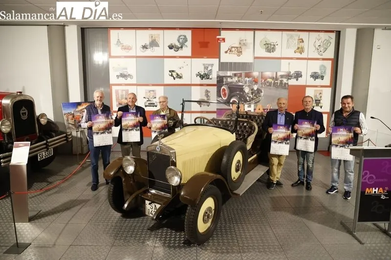 Presentación del II Concurso de Elegancia de Vehículos Clásicos Ciudad de Salamanca. Foto de David Sañudo
