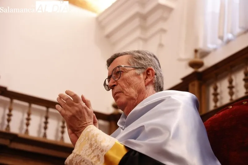 Toma de posesión del nuevo rector de  la Universidad Pontificia de Salamanca (UPSA), Santiago García-Jalón. Foto de David Sañudo