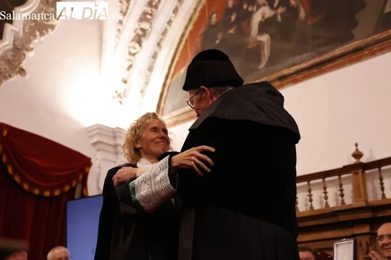 Toma de posesión del nuevo rector de  la Universidad Pontificia de Salamanca (UPSA), Santiago García-Jalón. Foto de David Sañudo