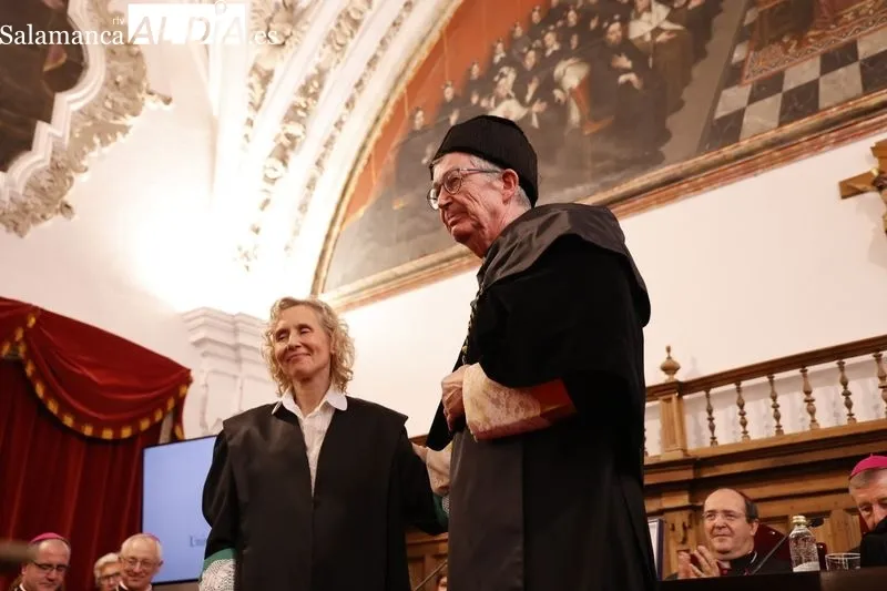 Toma de posesión del nuevo rector de  la Universidad Pontificia de Salamanca (UPSA), Santiago García-Jalón. Foto de David Sañudo