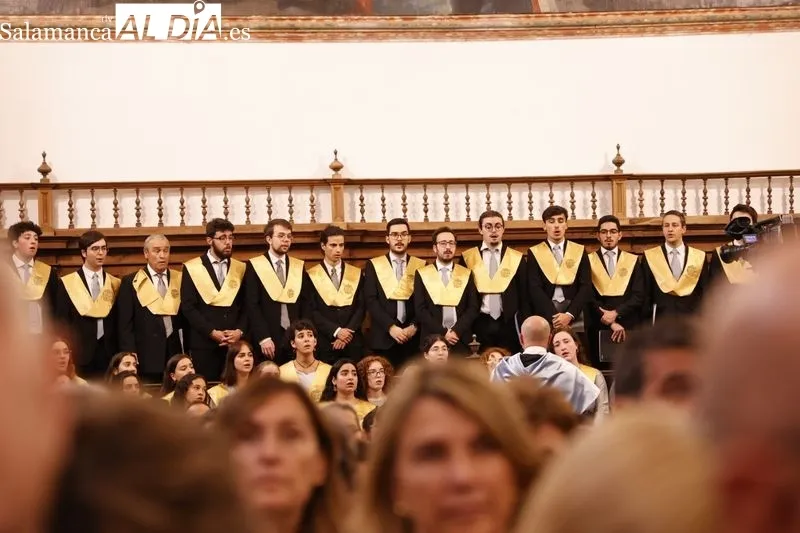 Toma de posesión del nuevo rector de  la Universidad Pontificia de Salamanca (UPSA), Santiago García-Jalón. Foto de David Sañudo