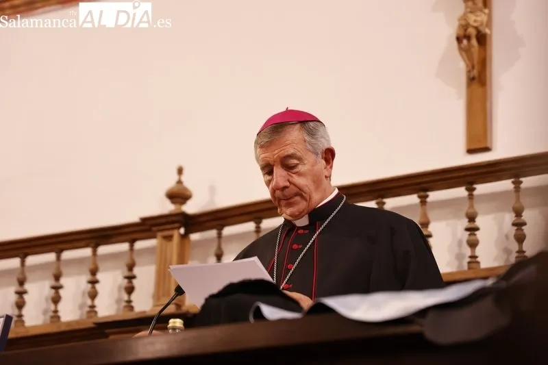 Toma de posesión del nuevo rector de  la Universidad Pontificia de Salamanca (UPSA), Santiago García-Jalón. Foto de David Sañudo