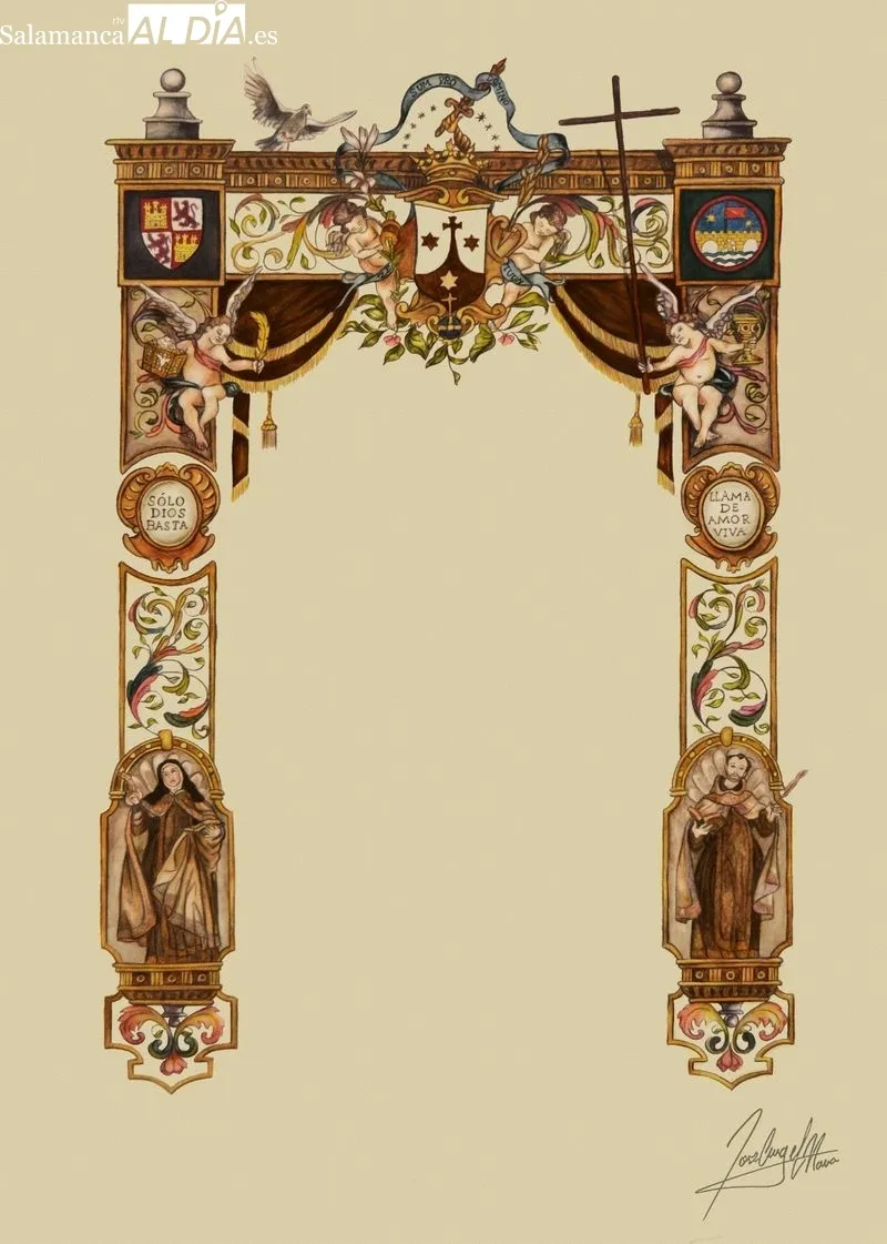 Foto 6 - Presentadas la orla de cultos y la placa medalla conmemorativa del A&ntilde;o Jubilar Teresiano