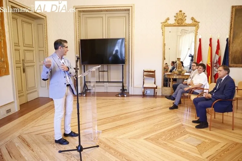 Presentación en el Ayuntamiento del concierto que dará en Salamanca la Orquesta Sinfónica y Coro Radio Televisión Española, que interpretará ‘La verbena de la Paloma’ 