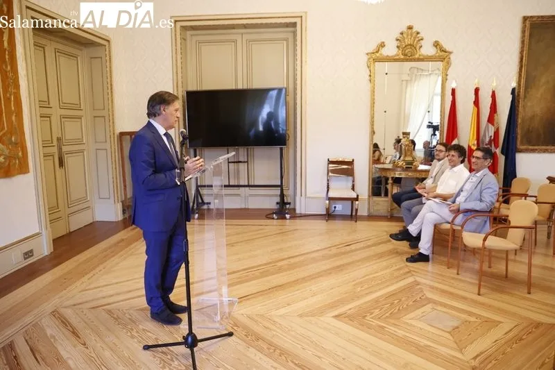 Presentación en el Ayuntamiento del concierto que dará en Salamanca la Orquesta Sinfónica y Coro Radio Televisión Española, que interpretará ‘La verbena de la Paloma’ 