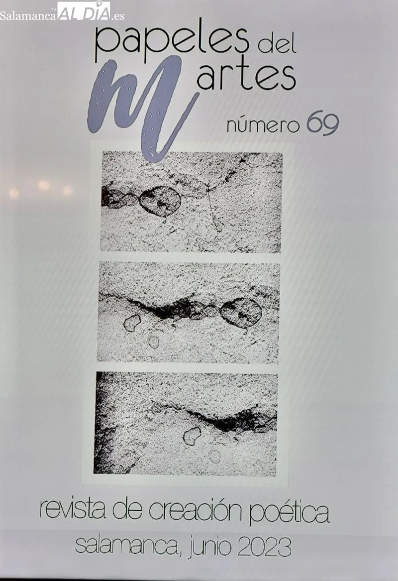 Portada del nuevo número de la revista literaria 'Los Papeles del Martes'. Foto de Vanesa Martins