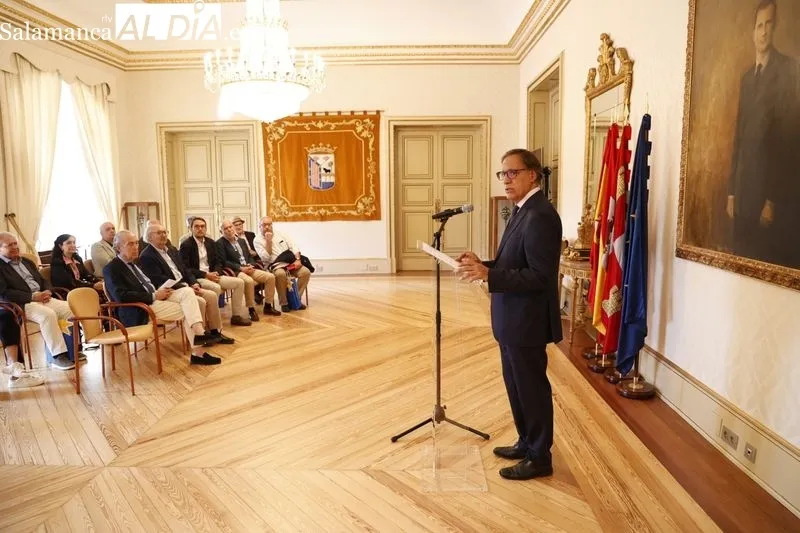 Anuncio del fallo de los jurados de los Premios Ciudad de Salamanca de Poesía y Novela correspondientes a 2023. Fotos de David Sañudo