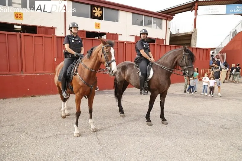 Patrulas de la Policía a Caballo en Salamaq | FOTOS: David Sañudo 