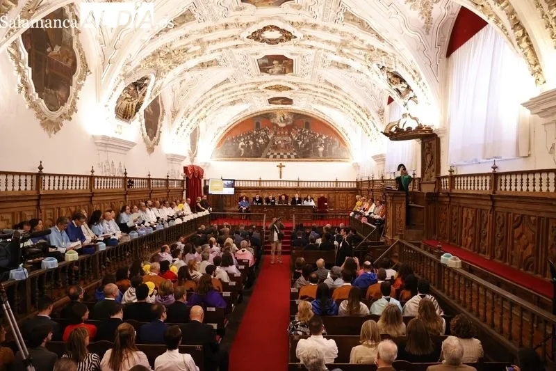 Acto de apertura del Curso Académico 2023-2024 en la Universidad Pontificia de Salamanca. Foto de David Sañudo