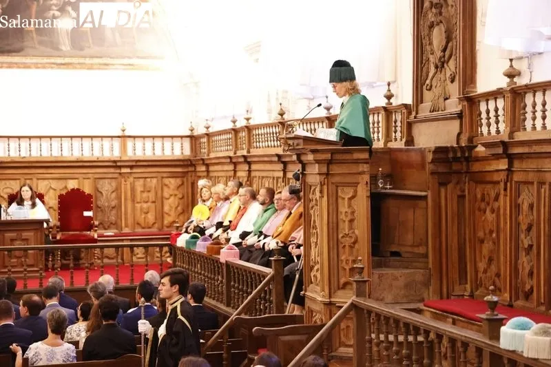 Acto de apertura del Curso Académico 2023-2024 en la Universidad Pontificia de Salamanca. Foto de David Sañudo