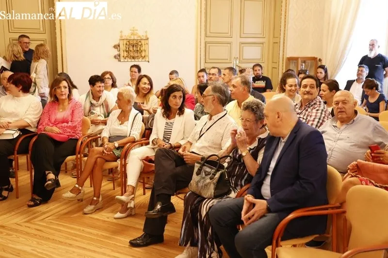 Presentación en el Ayuntamiento de la  candidatura de Salamanca a Capital Europea del Voluntariado 2025. Foto de David Sañudo