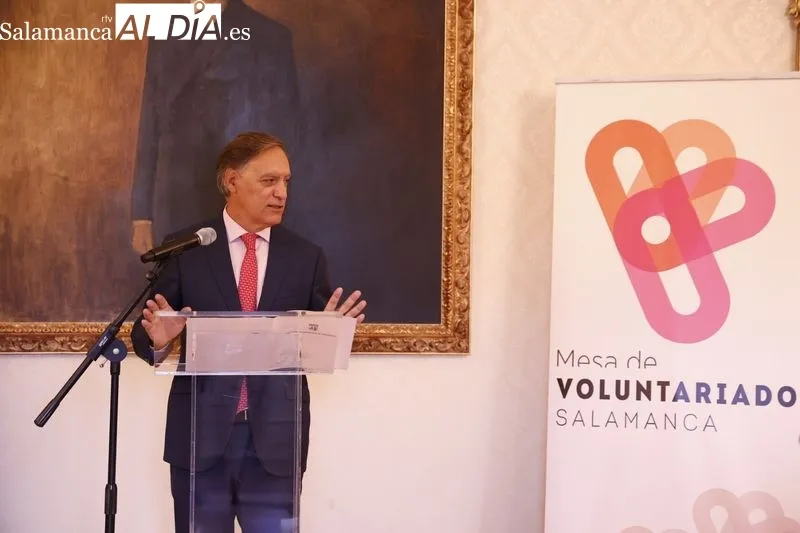 Presentación en el Ayuntamiento de la  candidatura de Salamanca a Capital Europea del Voluntariado 2025. Foto de David Sañudo