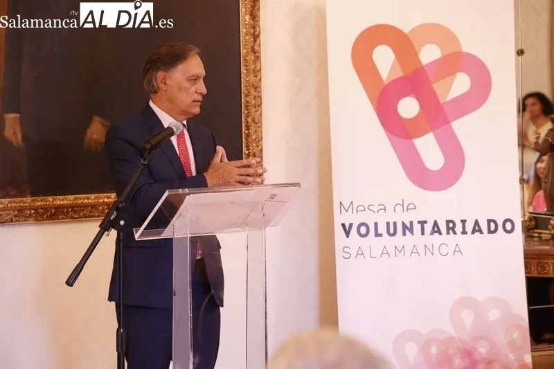 Presentación en el Ayuntamiento de la  candidatura de Salamanca a Capital Europea del Voluntariado 2025. Foto de David Sañudo