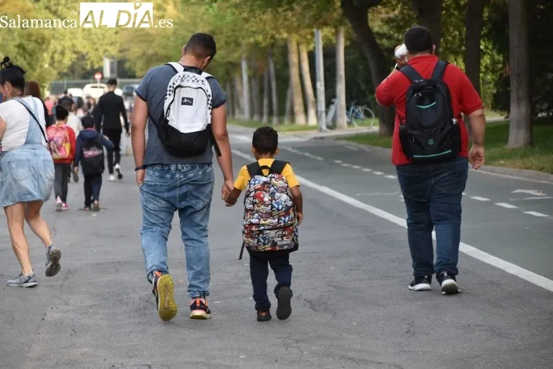 Comienzo del curso escolar 2023-24 en los CEIP Félix Rodríguez de la Fuente y José Herrero. Foto de Vanesa Martins