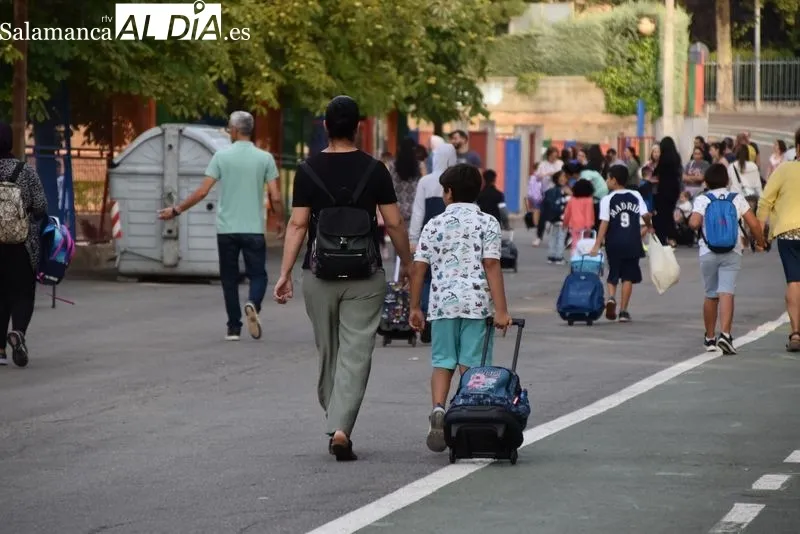 Comienzo del curso escolar 2023-24 en los CEIP Félix Rodríguez de la Fuente y José Herrero. Foto de Vanesa Martins