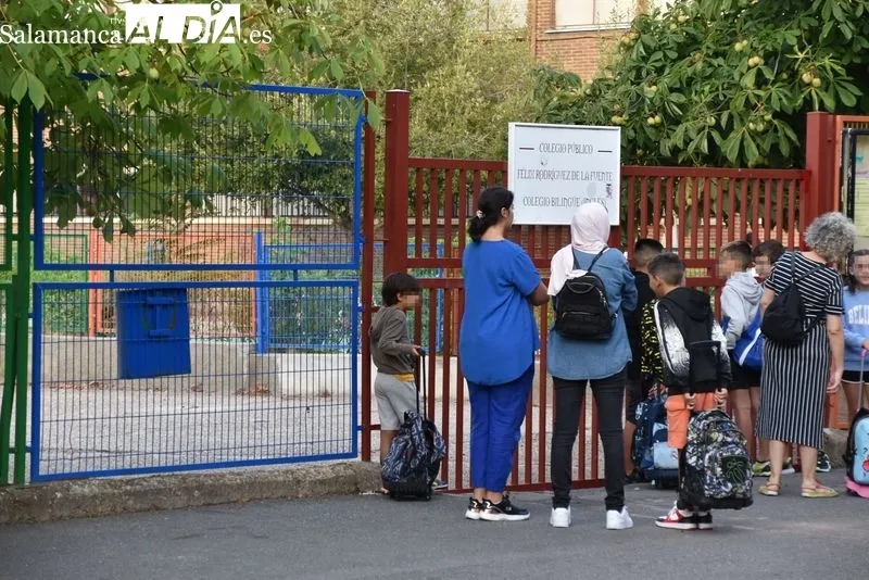Comienzo del curso escolar 2023-24 en los CEIP Félix Rodríguez de la Fuente y José Herrero. Foto de Vanesa Martins