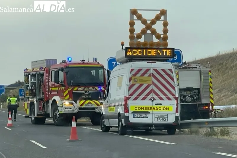 Grave accidente en la A-50