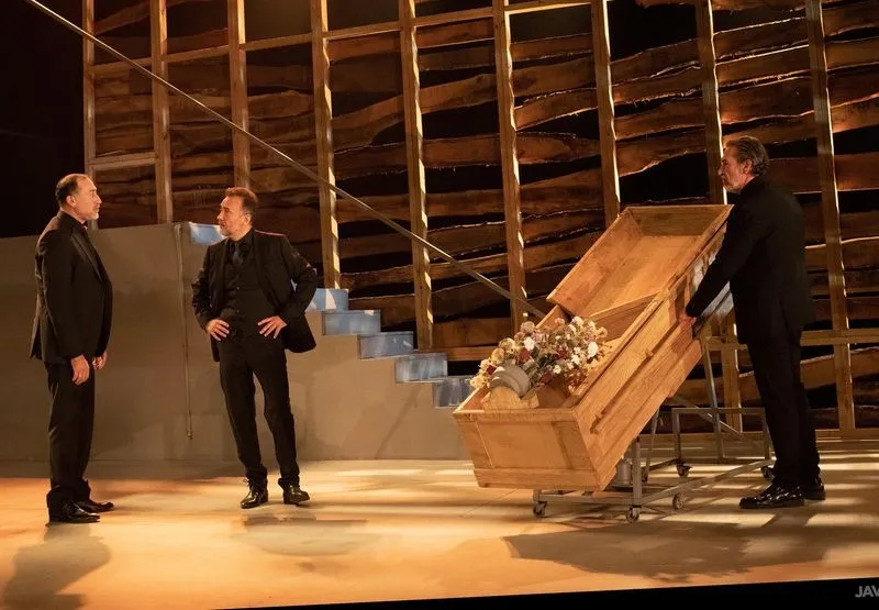 Una de las escenas de la obra de teatro 'Amistad'