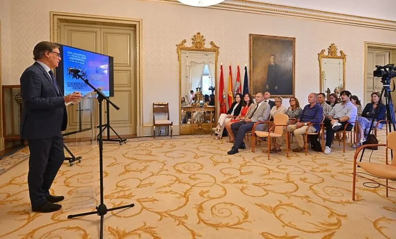 Presentación en el Ayuntamiento de Salamanca del programa de actividades de Aspace con motivo del Día Mundial de la Parálisis Cerebral