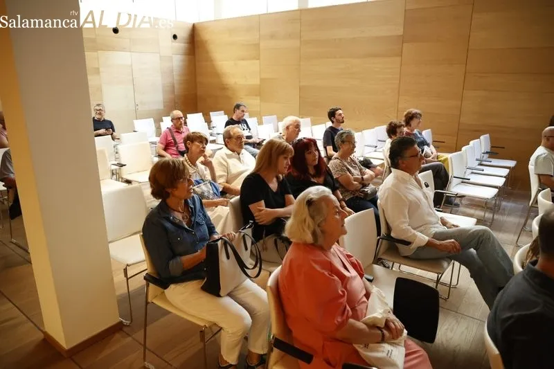 Acto sobre 'Las Brigadas Internacionales en Salamanca y el Convento de las Comendadoras de Santiago' en el Centro Documental de la Memoria Histórica. Fotos: David Sañudo