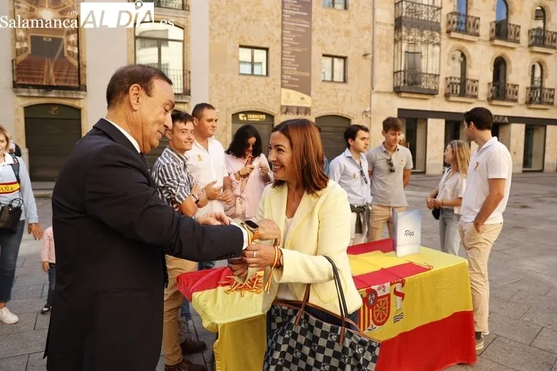 Foto 7 - Nuevas Generaciones celebra el D&iacute;a de la Hispanidad "con cierta pena porque los independentistas tienen m&aacute;s peso que nunca"