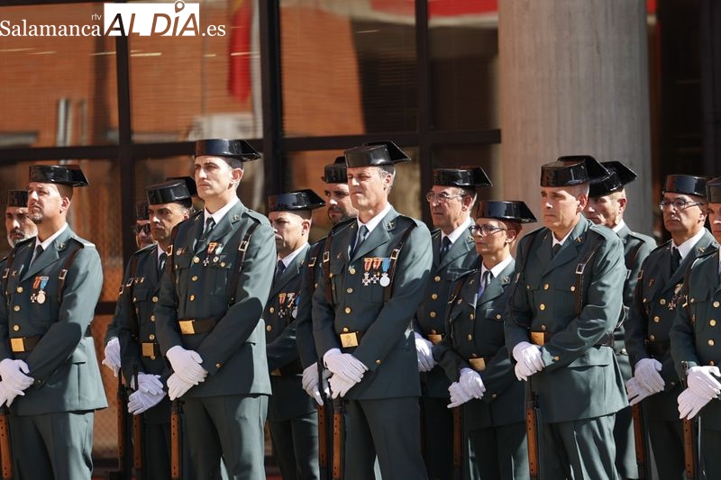 La Guardia Civil de Salamanca celebra la festividad de su patrona la Virgen del Pilar