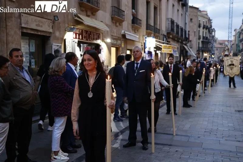 Procesión de la Virgen del Rosario por Salamanca. Fotos: David Sañudo