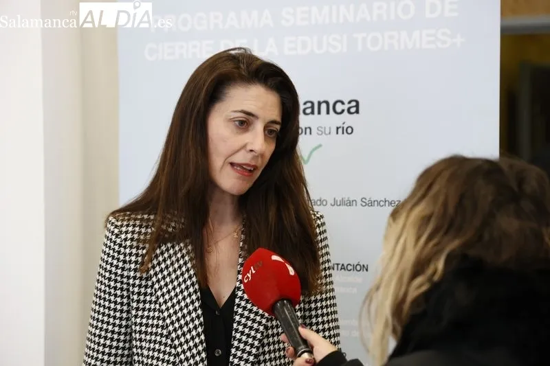 Apertura del seminario EDUSI TORMES  ‘Salamanca conecta con su río’ en el CMI Julián Sánchez 'El Charro'. Fotos: David Sañudo